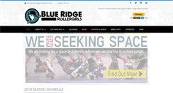 Desktop Screenshot of blueridgerollergirls.com